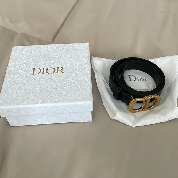 Dior ベルト Christian Dior Saddle Belt Blue Dior Oblique Jacquard, 20 MM | DIOR